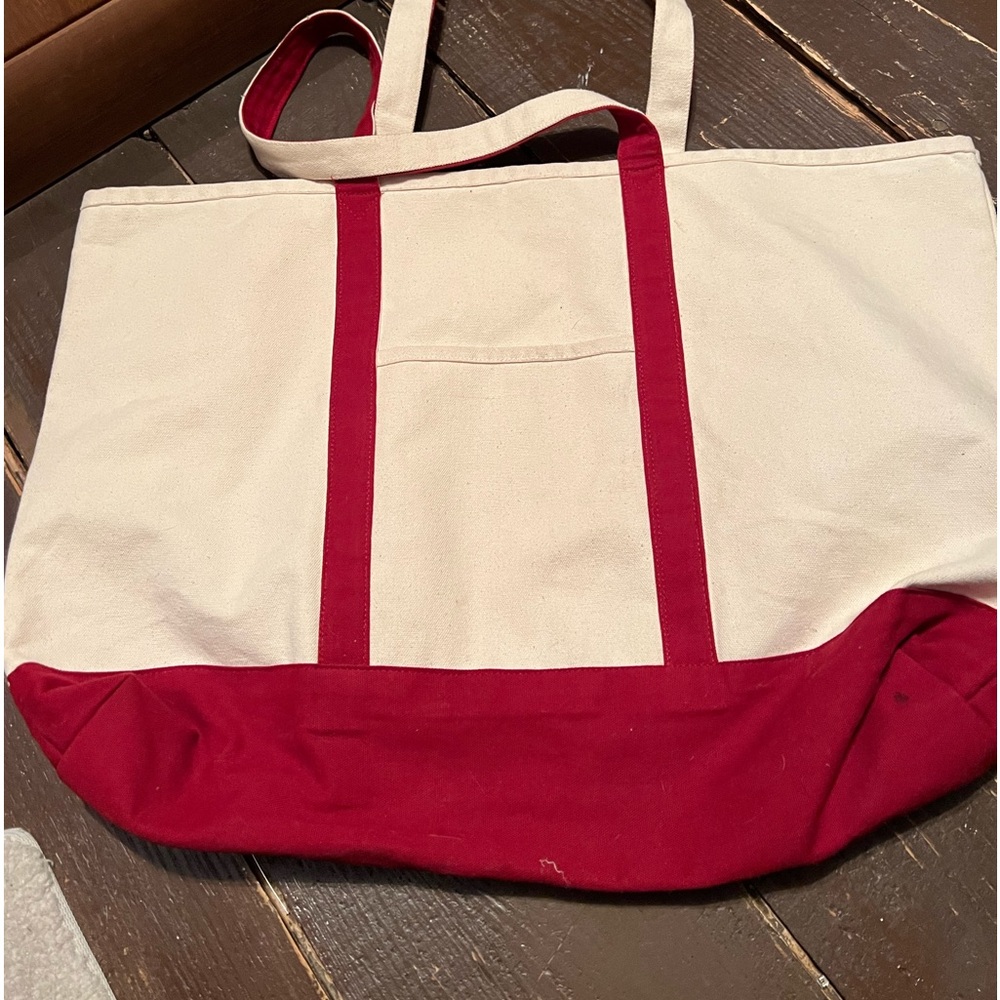 Red Boat tote-canvas.